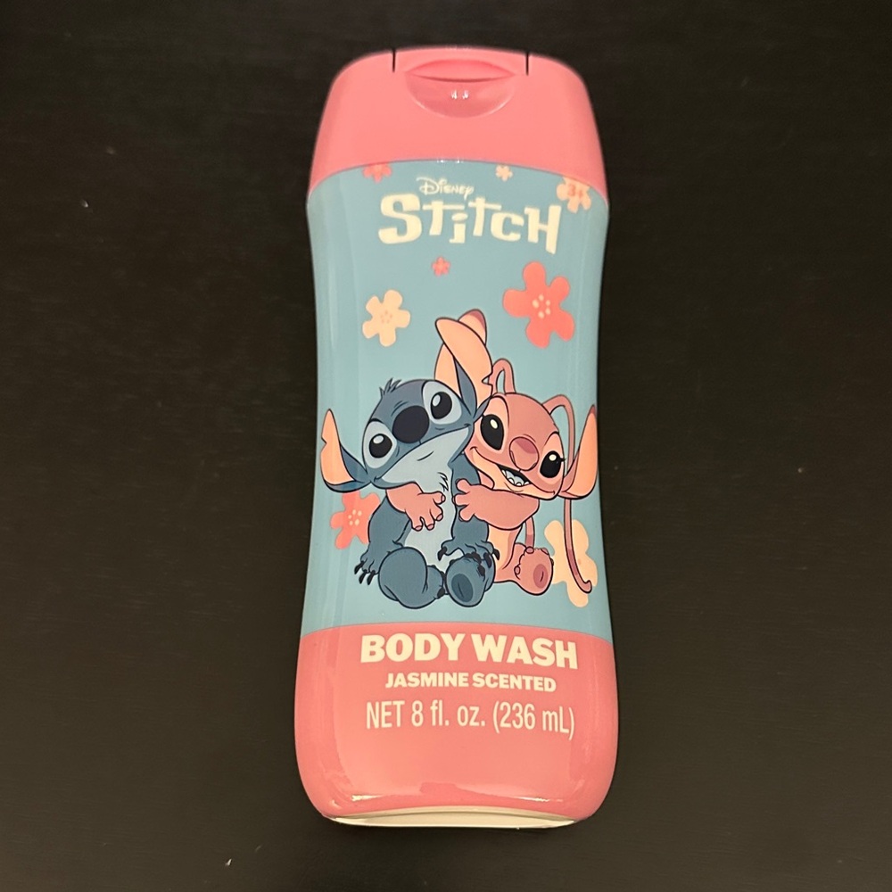 Disney Stitch Kids Jasmine Body Wash - Pink & Light Blue